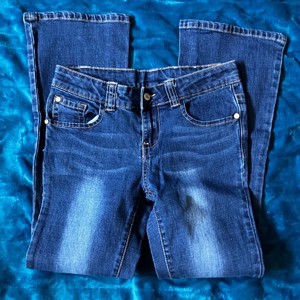 Shyanne Deep Blue Boot Cut Jeans
